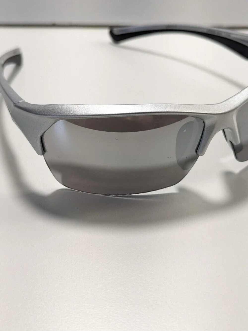FOSTER GRANT DS1217 Black & Silver Wrap Sunglasses QP805 BLK FWM Sporty Stylish